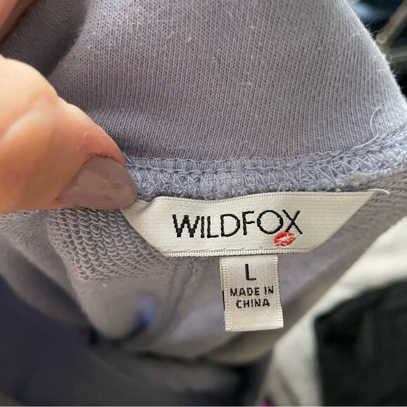 Wildfox Blue Tie Dye Jogger Sweatpants - Picture 4 of 4